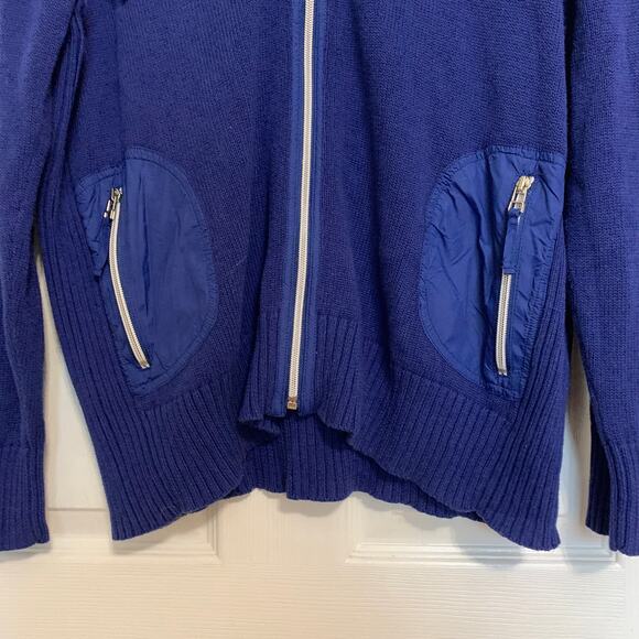 Chico’s Zenergy royal blue zip front sweater - Picture 2 of 6